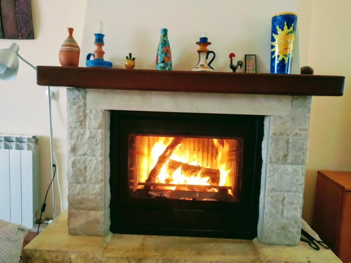 Casa Rural Con Chimenea, Barbacoa, Terraza Y Solarium Villa Illar Buitenkant foto